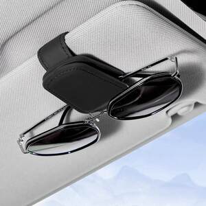 
Car glasses clip multi-purpose vehicle sunglasses bracket car interior sun visor sunglasses box storage card clip