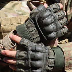 B38 Half-Finger Tactical Gloves Men's Outdoor Mountaineering Travel Cs Protective Non-Slip Wear-Resistant Training Gloves Cycling Lure