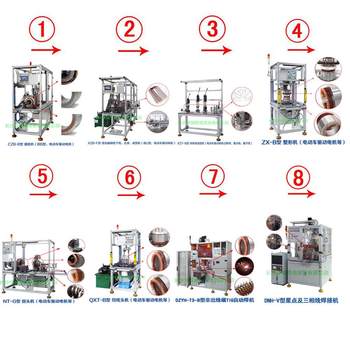 
Flat wire motor stator sample manufacturing small batch production (Upin, X-pin, W-pin)