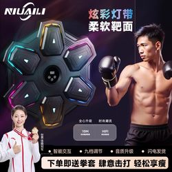 Niuaili Electronic Smart Music Boxing Machine Home Use for Kids and Adults Parent-Child Boxing Target Wall Target Training Equipment