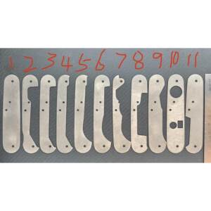 
Tc4 titanium alloy 91mm series Swiss army knife modification tc4 titanium alloy partition lining ply