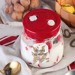 Glass sealed jar enzyme bottle wine bottle household pickle pickle jar pickle storage jar glass enzyme bucket