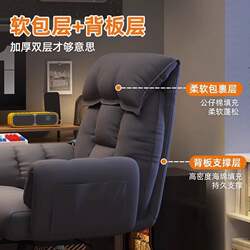 Computer Chair for Home Use, Comfortable for Boys to Play Games, Suitable for Long Sitting, Lazy Sofa Chair, Reclining Office Chair, Space Capsule Gaming Chair