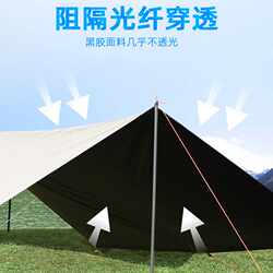 New direct selling canopy outdoor camping camping tent portable sun protection waterproof oxford cloth awning vinyl butterfly shape