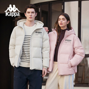 
Kappa Kappa hooded cotton jacket for women 2025 winter new couple casual warm cotton jacket top for men