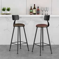 Modern bar bar chair home restaurant high stool simple cafe front desk bar stool bar stool back chair