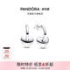
Pandora Pandora Outlet Heart-shaped Open Earring Heart-shaped Pendant Silver Cute Gift
