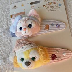 Cute Cartoon Hair Accessories: Fluffy Side Clips with Fox Fur, Lazy Rose, and Duffy Designs