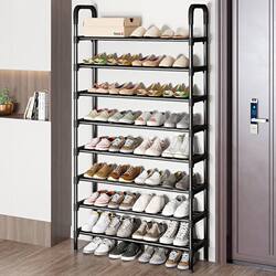 Simple Shoe Rack for Home Entrance, Good-Looking Indoor Economical Shoe Rack for Dormitory, Multi-Layer Dust-Proof Large-Capacity Shoe Cabinet