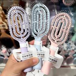 New Hollow Design High-Quality Mini Vertical Portable Rib Comb Air Cushion Fluffy Rib Massage Cushion Brush