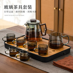 Glass Teapot Tea Set 2025 New Model Household Heat-Resistant High-End Office Tea Set Special Tea Brewing Pot