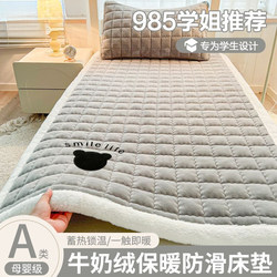 Special Mattress for Student Dormitories 90X190Cm Single Thickened Winter Warm Milk Velvet Soft Mattress Bedding Bed Cover