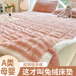 Milk Velvet Mattress Winter Student Dormitory Single Coral Velvet Mat Tatami Soft Cushion Thickened Warm Mattress
