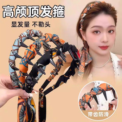 Palace-Style Floral Ribbon Headband for Women, 2026 New Fashion Hairband, Silk Scarf Hair Tie, Versatile Hair Accessory for Going Out