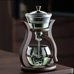Glass Automatic Tea Set High-End Kung Fu Tea Lazy Tea Brewing Device 2025 New Model Household Magnetic Tea Brewing Pot