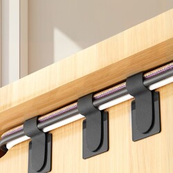 Cable Organizer Velcro Strap Desktop Wire Data Cable Holder Computer Network Cable Routing and Storage Tool