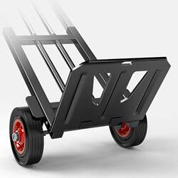 German Imported Fzy Heavy-Duty Hand-Pulled Cart, Foldable Cargo Trailer, Transport Trolley, Shopping Cart with Pull Rod