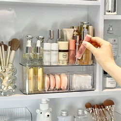 Spot bathroom mirror cabinet storage box wall-mounted toilet sink desktop cosmetics and skin care products bathroom cabinet