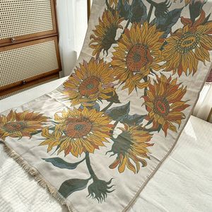 
Pure cotton three-layer gauze Class A children's bath towel student bath towel adult sofa towel sofa cover blanket non-fluorescent tassel