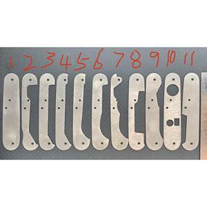 
Tc4 titanium alloy 91mm series Swiss army knife modification tc4 titanium alloy partition lining ply