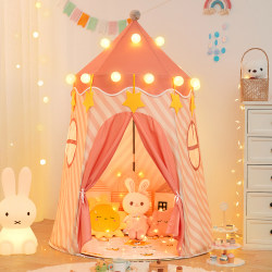 Children's Tent Indoor Girl Princess Yurt Small Tent Baby Kids Separate Sleeping Room Toy House Playhouse