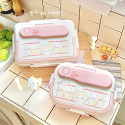 【Kitchen Kitty】316 Stainless Steel Insulated Lunch Box, Large Capacity Lunch Box for Students, Lunch Box for Office Workers