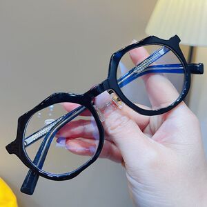 
Jian Dan's versatile new product hand-made color-matching glasses frame for men and women, retro personalized fashion plate, full frame, myopia level