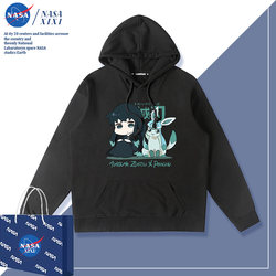 Nasa Pokémon Collaboration Demon Slayer Hoodie Men's Autumn/Winter Jacket Anime Clothing Children's Trendy Wear