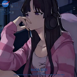 Nasa Crying Girls Band Hoodie Men's Autumn Winter Hooded Jacket, Same Style as Erena Iseri and Anwa Subaru, Trendy Brand