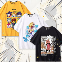 Nasa X Dragon Ball Collaboration T-Shirt for Men, Short Sleeve, Quick-Dry, Vegeta Kakarot Anime Merchandise, Loose Fit