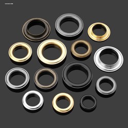 Free Shipping Eyelet Installation Tool Pure Copper Metal Eyelet Tag Buckle Hollow Rivet Clothing Buckle Punching Set