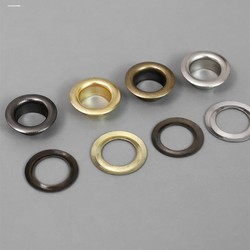 Air Eye Ring Buckle Belt Rivet Hollow Button Fish Eye Canvas Shoes Hole Nail Clothing Bag Air Eye Buckle Accessories Button