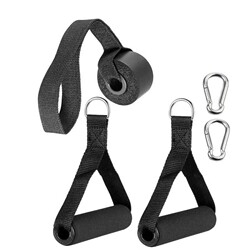 Fitness Ring Pull-Up Exercise Handle Foam Grip Gantry Pull Rope Arm Exercise Pull Rope Handle