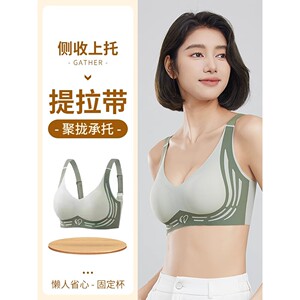 
CelnoKlarv [Gift Box + Handbag] Underwear Small Breast Push Up Seamless Bra