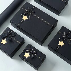 Gift Box Large Size Gift Box Empty Box New Style Birthday Boy Style Paper Box Card Large Capacity Cartoon Gift Card Box