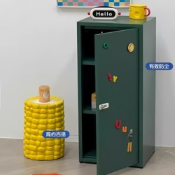 Dopamine Snack Cabinet Floor-Standing Storage Cabinet Multi-Layer Large Capacity Simple Single-Door Storage Cabinet Girls' Room Organizing Cabinet