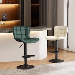 Designer Bar Stools for Home Use, Adjustable High Stools, Modern Minimalist Bar Chairs, Light Luxury Island Chairs, Front Desk Cashier Chairs