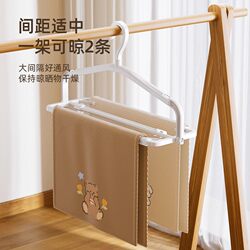 Japanese Imported Retractable Clothes Hanger for Home Balcony Drying, Suitable for Towels, Quilts, and Bed Sheets, Non-Marking and Non-Slip Drying Rack