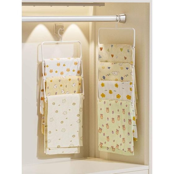 
Baby clothes hanger newborn towel baby bath towel gauze blanket storage artifact children bath towel hanging clothes