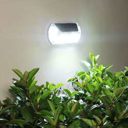 Solar lamp household LED human body sensor lamp outdoor wall lamp modern simple waterproof courtyard garden lighting