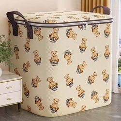 Clothing Storage Box for Home Use, Extra-Large Capacity Wardrobe Organizer for Clothes, Quilts, and Blankets, Storage Basket, Foldable Storage Solution