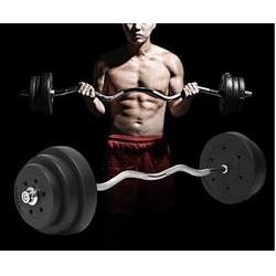 Dumbbell and Barbell Set with Cover for Men and Women, Home Fitness Equipment, Eco-Friendly, Odorless, Suitable for Squats, Adjustable