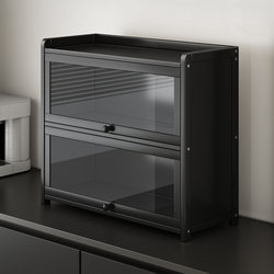 Desktop Tea Cup, Water Cup, Coffee Cup, Tea Set Storage, Dust-Proof Cabinet, Storage Rack, Cup Holder, Dining Table Countertop Cup Holder