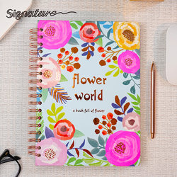 Signature Notebook Spiral Lined Notebook Notepad High-Quality Blank Notebook Schedule Diary Planner