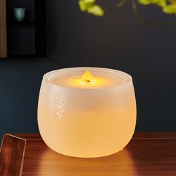 Simple Modern Flowing Water Ornaments Circulating Water Fountain Office Desk Decoration Tea Table Creative Entrance Water Feature Clay Pot