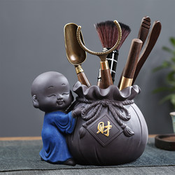 Tea Ceremony Six Gentlemen Set, Kung Fu Tea Set Accessories, Complete Collection, Storage, Tea Cup Mat, Tea Table Decoration, Tea Making Tools