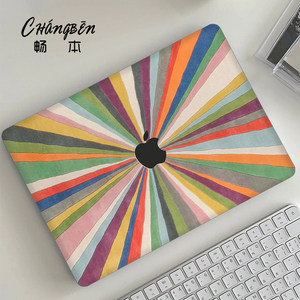 
Changben Rainbow is suitable for Apple macbookpro14 computer case macbookair13 notebook protective cover M4 accessories pro16 inch macpro shell M3M2 film 2025 new mbp15