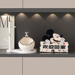 Key Storage Ornament for Entryway, Door-Side Shelf, Light Luxury Living Room Tv Cabinet, High-End Home Decor