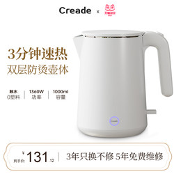 Creade Kerede Electric Kettle 2025 New Model Household Mini Small Electric Kettle 1 Liter Hotel Portable