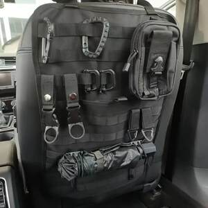 
molle car seat storage bag multi-purpose military fan car tactical hanging bag hanging pad outdoor medical storage bag